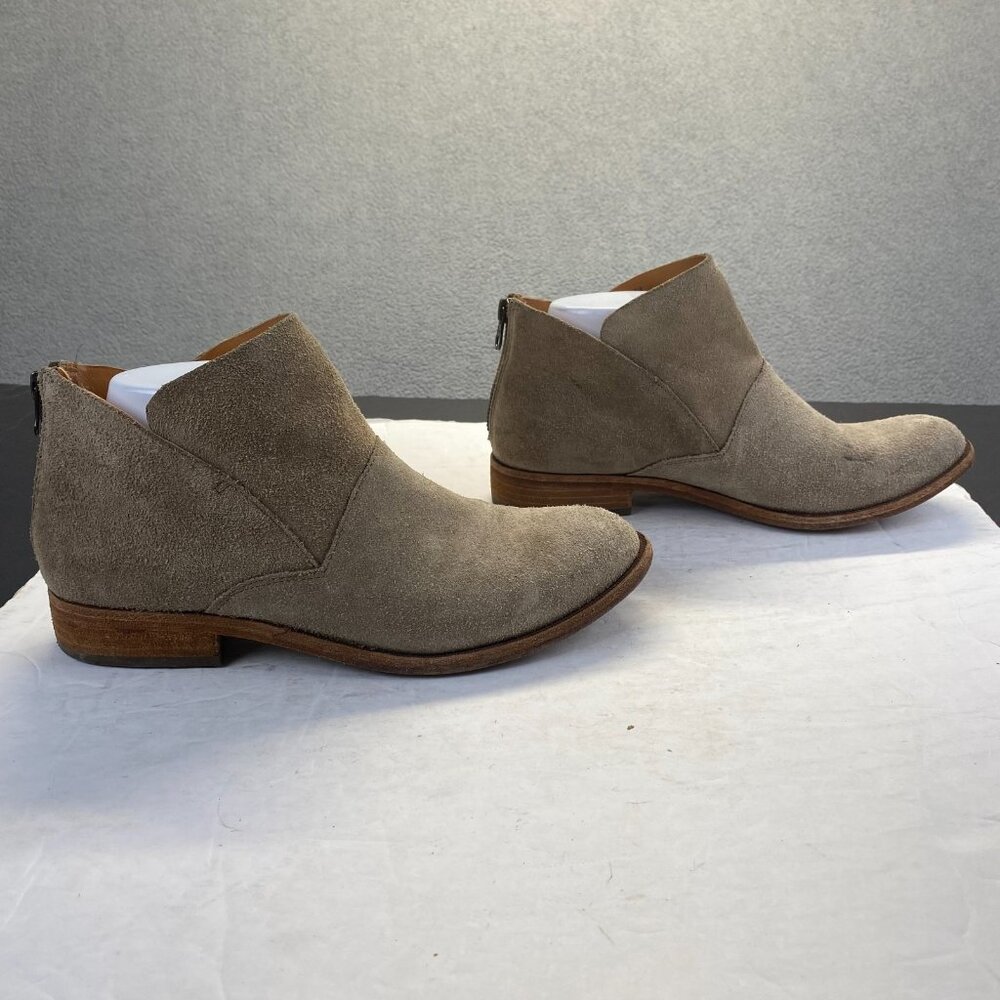 Kork-Ease Womens Ryder TAN Ankle Leather Suede Western Boots Size 10M